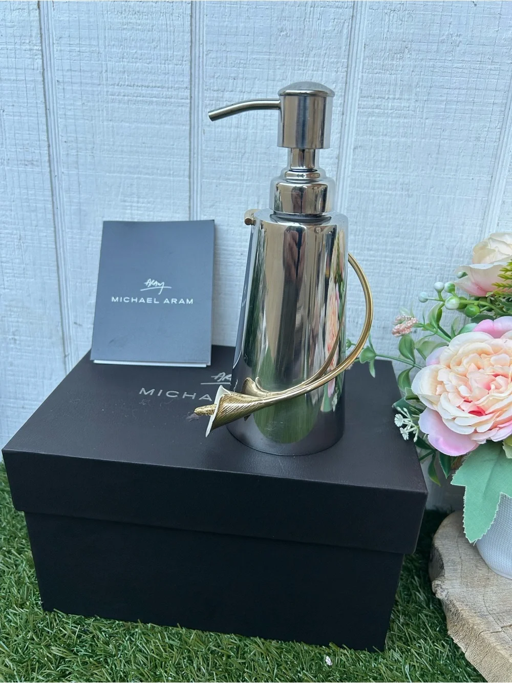 Michael Aram Calla Lily Soap Dispenser gently used